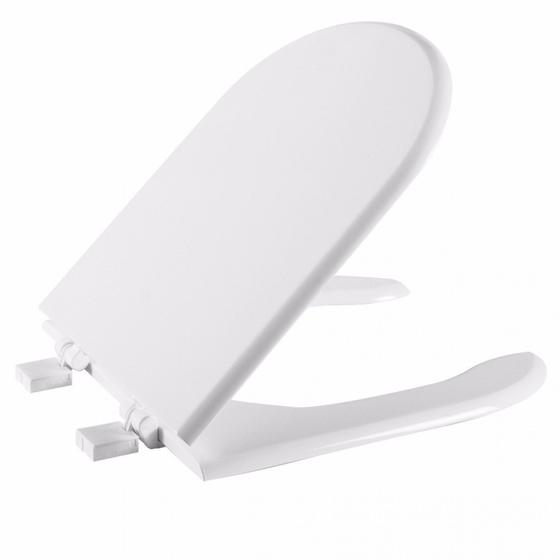 Assento Sanitário MDF Luna Medic Astra para Louça Icasa Branco Menor preço em Assento Sanitário MDF Luna Medic Astra para Louça Icasa Branco