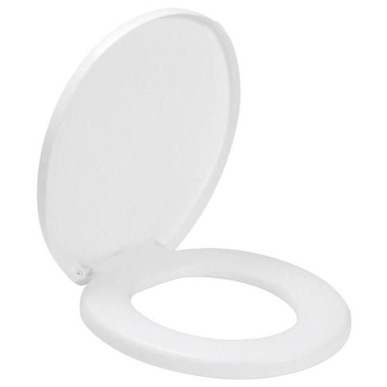 Assento sanitário oval soft close branco - amanco Menor preço em Assento sanitário oval soft close branco - amanco
