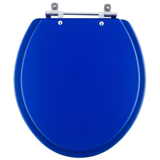 Imagem de Assento Sanitário Oval / Universal Azul