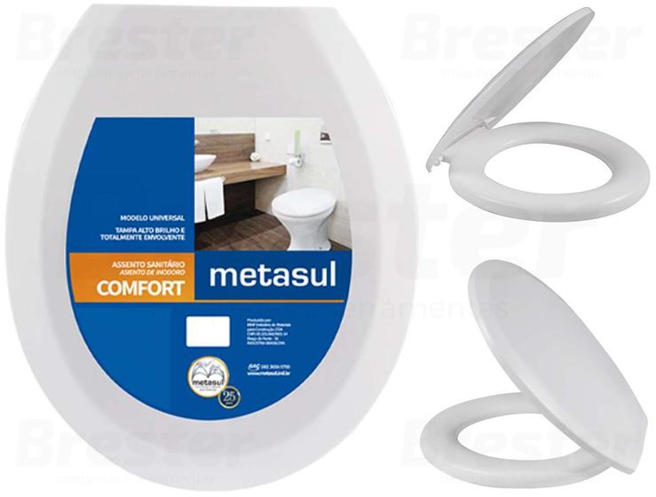 Imagem de Assento Sanitário Oval Universal Comfort Metasul