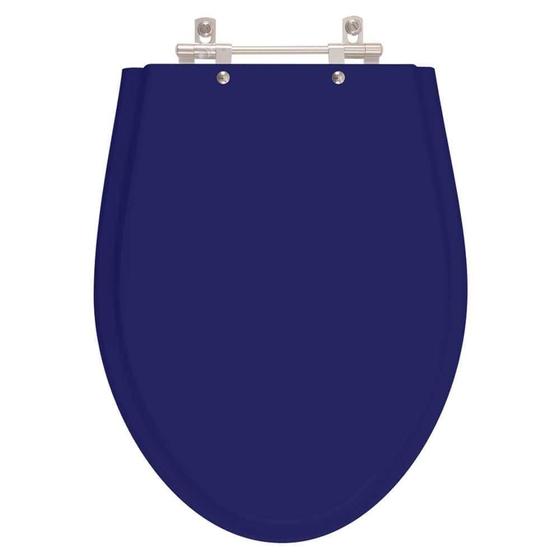 Imagem de Assento Sanitario Poliester Absolute Azul Cobalto para Vaso Ideal Standard