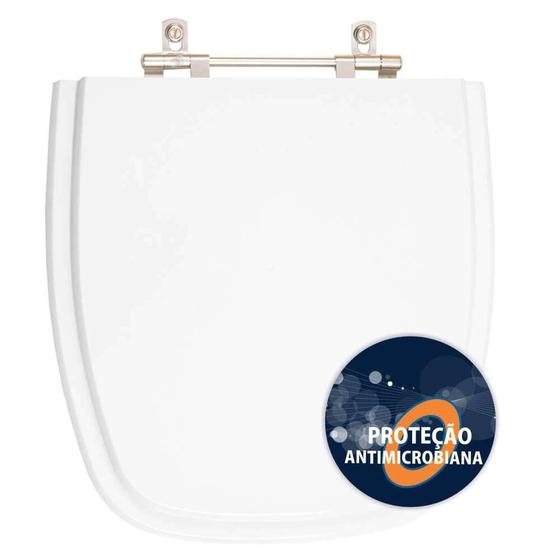 Imagem de Assento Sanitario Poliester Antibacteriano Fit Branco para Vaso Celite