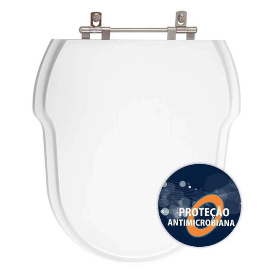 Imagem de Assento Sanitario Poliester Antibacteriano Hampton Branco para Vaso Incepa Laufen