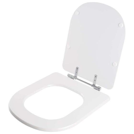 Assento Sanitário Poliéster Life Branco para vaso Celite Menor preço em Assento Sanitário Poliéster Life Branco para vaso Celite