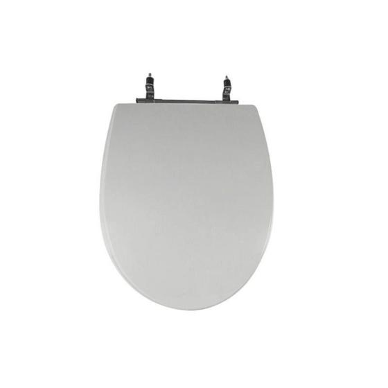 Imagem de Assento Sanitário Poliéster para Louça Absolute (ideal Standard) Aço Sterling Silver