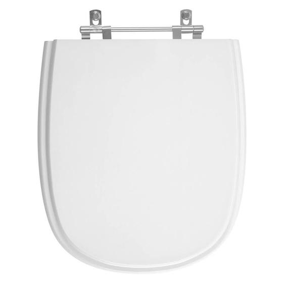 Assento Sanitário Poliéster Sabatini Branco para vaso Icasa Menor preço em Assento Sanitário Poliéster Sabatini Branco para vaso Icasa