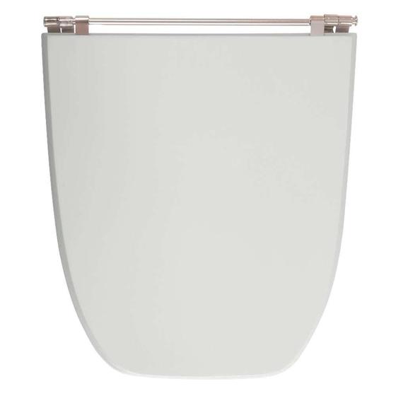 Imagem de Assento Sanitário Poliéster Scala Sterling Silver Para Vaso Ideal Standart