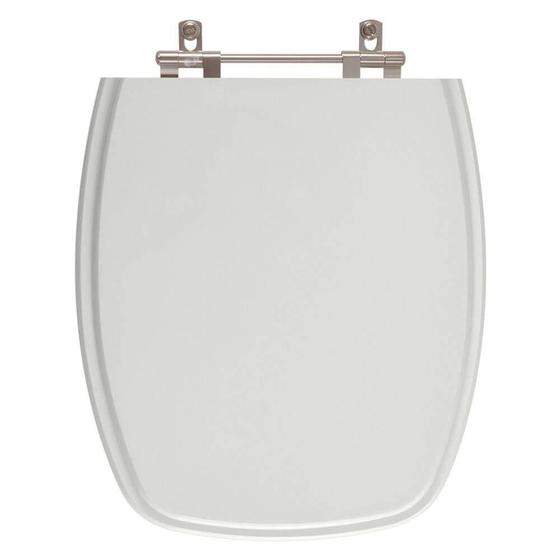 Imagem de Assento Sanitario Primula Plus Cinza Claro para bacia Fiori 6lpf