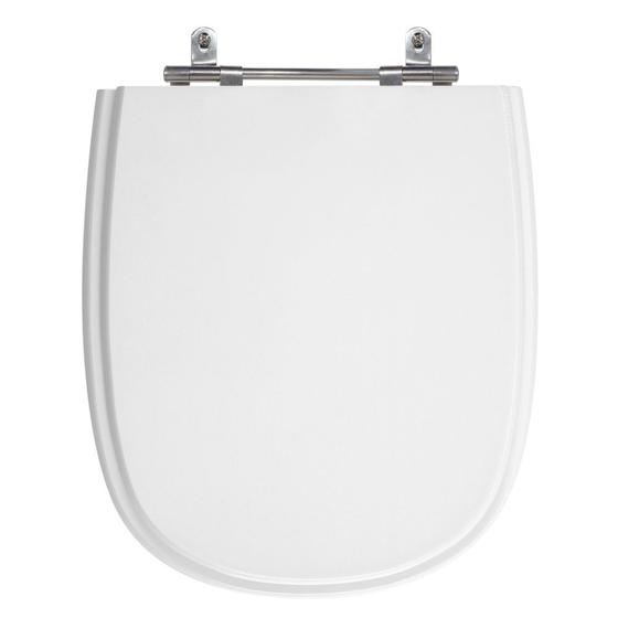 Assento Sanitário Sabatini Branco Tampa para Vaso Icasa de Madeira Laqueada - SB Menor preço em Assento Sanitário Sabatini Branco Tampa para Vaso Icasa de Madeira Laqueada - SB