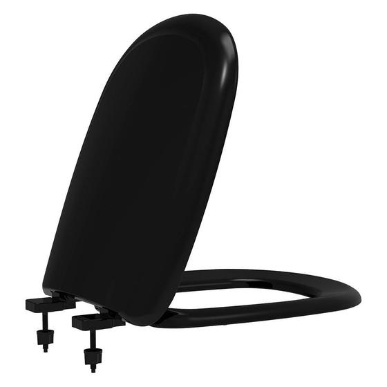 Assento Sanitário Sabatini PP Soft Close Preto Tupan Menor preço em Assento Sanitário Sabatini PP Soft Close Preto Tupan