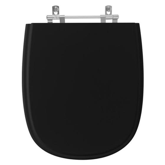 Assento Sanitário Sabatini Preto para vaso Icasa Menor preço em Assento Sanitário Sabatini Preto para vaso Icasa
