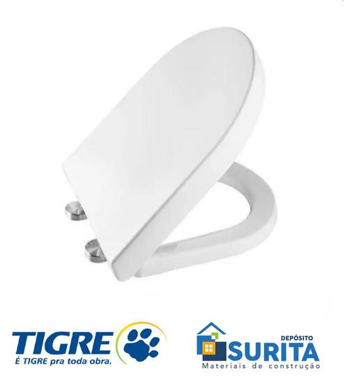 Imagem de Assento Sanitario Smart Soft Close branco (P/Bacia Deca Carrara/Duna/Lk) Tigre
