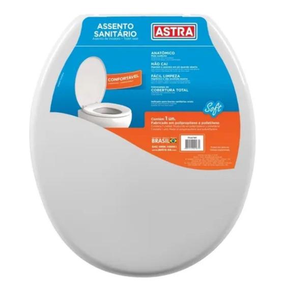 Imagem de Assento Sanitario Soft Branco Astra