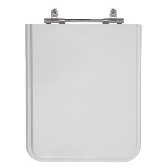 Assento Sanitário Square Cinza Platina (Claro) Tampa para Vaso Incepa de Madeira Laqueada - SB Menor preço em Assento Sanitário Square Cinza Platina (Claro) Tampa para Vaso Incepa de Madeira Laqueada - SB