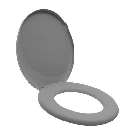 Assento Sanitário Suavit Cinza 100 - 26910412 - TIGRE Menor preço em Assento Sanitário Suavit Cinza 100 - 26910412 - TIGRE