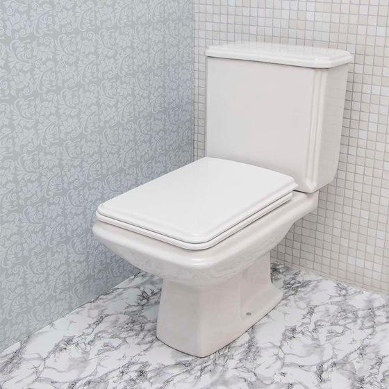 Imagem de Assento Sanitário Termofixo Square Branco para vaso Incepa