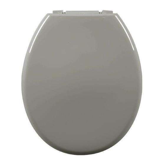 Imagem de Assento Soft Oval Universal Cinza Escuro Astra CZ1