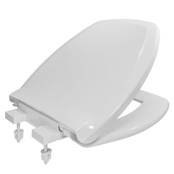 Imagem de Assento Tampa Sanitário Soft CloseBranco Thema Incepa Anturius Luzarte Hawaii Mondialle Íris Ônix Santamarina Valentina