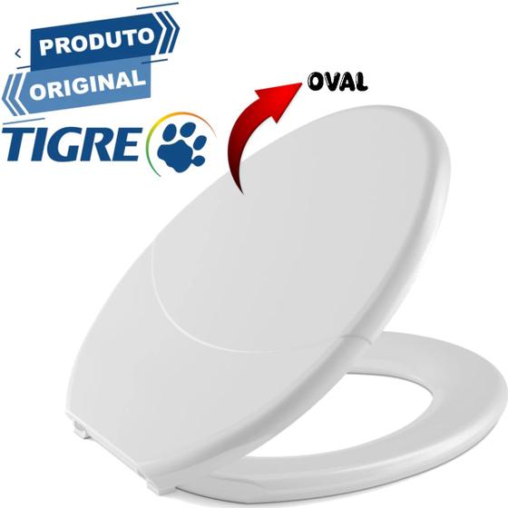 Assento Vaso Sanitario Tampa Para Vaso Sanitario Oval Tigre Menor preço em Assento Vaso Sanitario Tampa Para Vaso Sanitario Oval Tigre