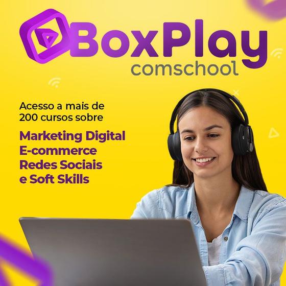 Imagem de Assinatura Box Play - 1 ano - Mais de 200 cursos de Marketing Digital e Ecommerce