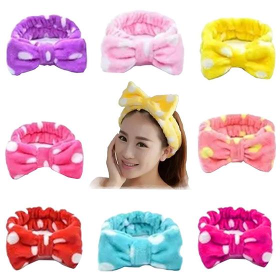 Atacado 15 Faixas Tiara Laço Faixa Cabelo Pelúcia Maquiagem Bazar Na