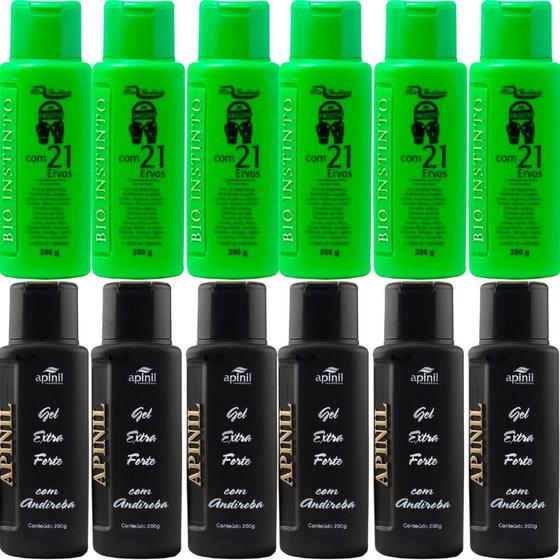 Imagem de Atacado 6 Gel Detonador Com 21 Ervas + 6 Gel Extra Forte
