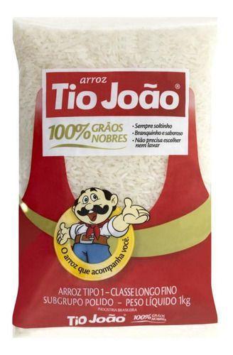 Atacado Fardo Arroz 6 Pacote Arroz Tio Joao DE 1KG CADA Envio 24hrs ...
