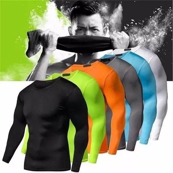 Imagem de Atacado Kit  Blusa Camiseta Camisa Térmica Proteção Uv 50+ Unissex 1UN