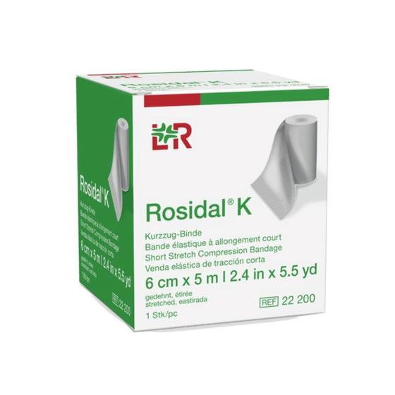 Imagem de Atadura Curta Elastica Rosidal K 6Cmx5M - Lohmann & Rauscher