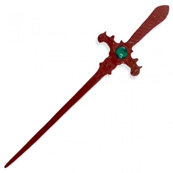 Imagem de Athame Cigana Metal Vermelho 15 Cm Umbanda - Selecione A Cor