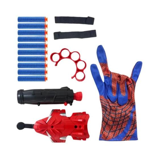 Imagem de Atiradores De Teia De Aranha EVA Air Soft Toy Set Anime Spider Wrist Launcher Role-play Toys