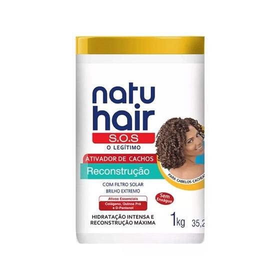 Ativador Cachos S.o.s Reconstrução 1kg - Natuhair Menor preço em Ativador Cachos S.o.s Reconstrução 1kg - Natuhair