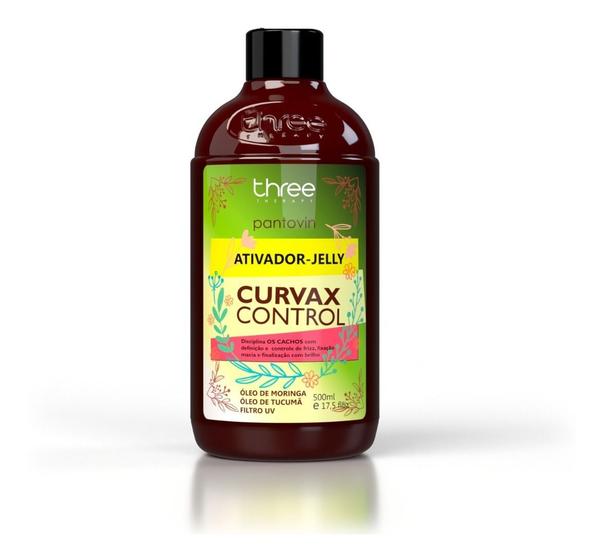 Imagem de Ativador De Cachos Curvax Control Jelly Three Therapy 500 Ml