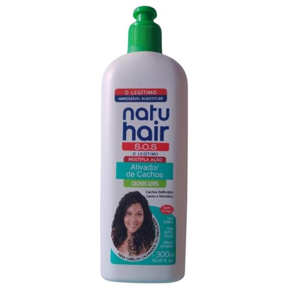 Imagem de Ativador de Cachos Natuhair Cachos Leves Múltipla Ação 300ml