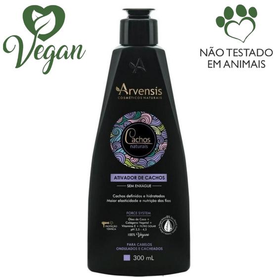 Imagem de Ativador de cachos ondulados e cacheados arvensis 300 ml nutrição profunda