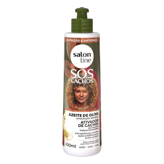 Imagem de Ativador de Cachos Salon Line S.O.S Cachos Azeite de Oliva Umectação Absoluta 300ml