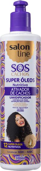 Imagem de Ativador De Cachos Salon Line S.O.S. Super Óleos Nutritivo 300Ml