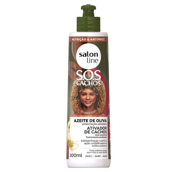 Imagem de Ativador De Cachos Salon Line SOS Azeite De Oliva 300ml