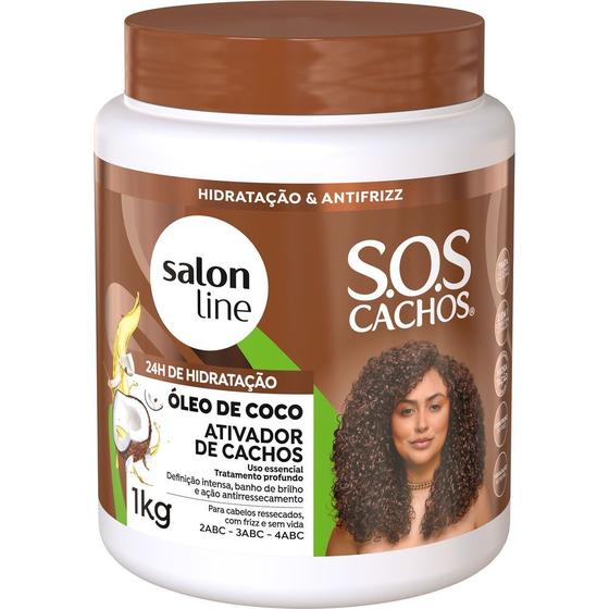 Imagem de Ativador De Cachos Salon Line Sos Óleo De Coco 1Kg