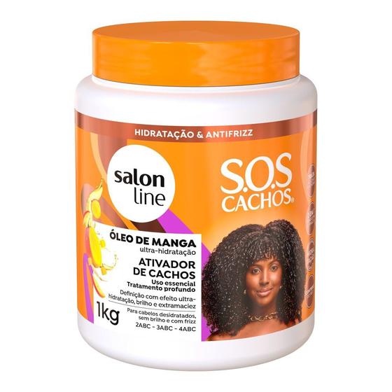 Imagem de Ativador de Cachos SOS Cachos Óleo de Manga Salon Line 1kg