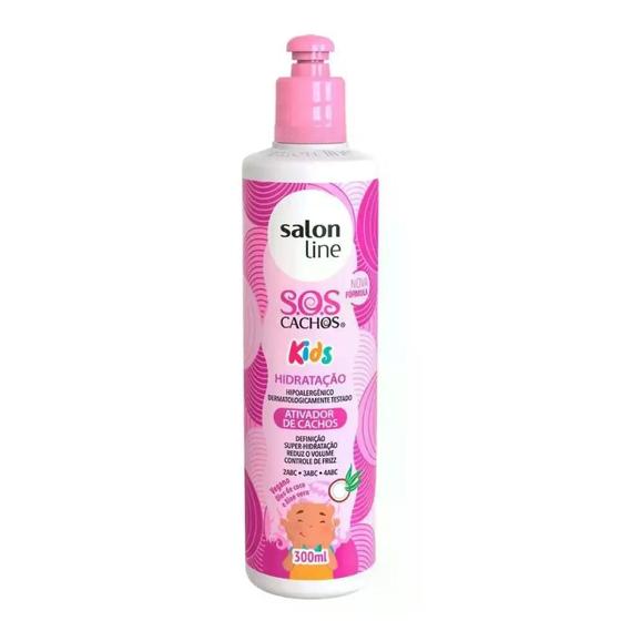 Imagem de Ativador de Cachos Sos Kids Hidratação Salon Line 300Ml