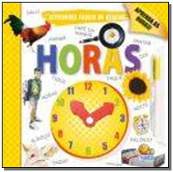 Imagem de Atividades faceis de apagar - horas - TODOLIVRO