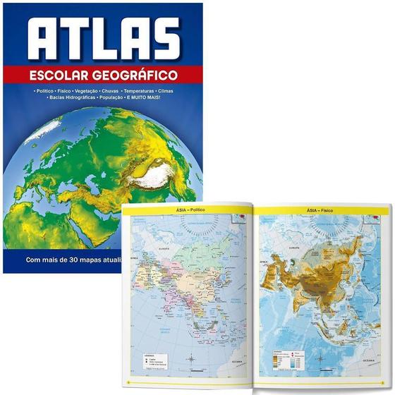 Imagem de Atlas Escolar Geográfico