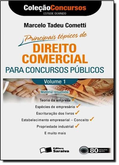 Imagem de AudioLivro: Direito Comercial para Concursos Publicos- Vol.1 - Coleção Concursos