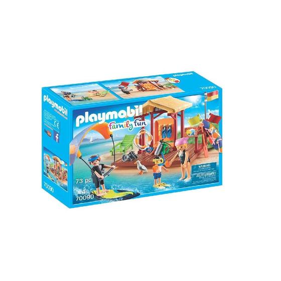 Imagem de Aula de esportes aquáticos Playset Playmobil com 3 bonecos +4 anos