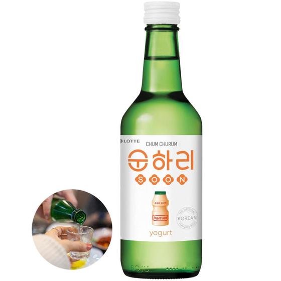 Imagem de Autêntico Soju Coreano Sabor Yakult 360Ml Lotte