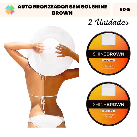 Imagem de Auto Bronzeador Sem Sol Shine Brown (100 g)