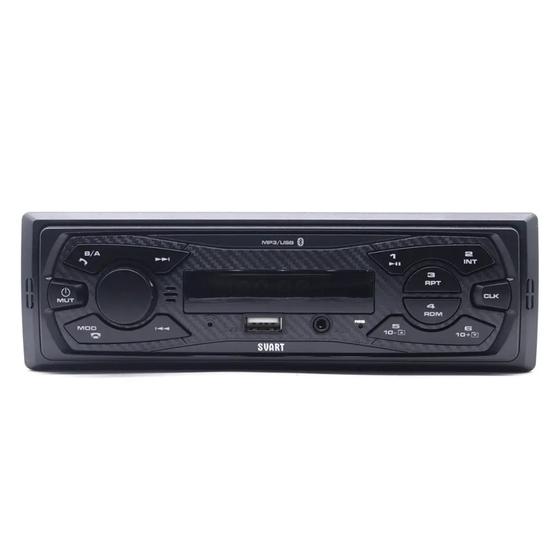 Imagem de Auto Radio Automotivo Bluetooth Mp3 Player Usb Som Carro