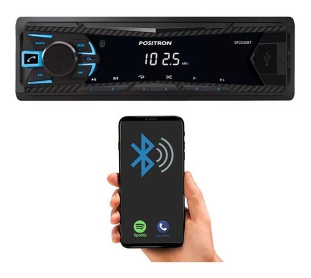 Imagem de Auto Rádio Positron SP2230BT USB/Bluetooth/MP3/Rádio