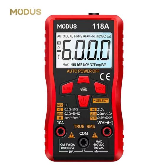 Imagem de Auto Ranging Multímetro Digital Alta Precisão Rms Esr Meter Ncv Inteligente Data Hold 6000 Contagens